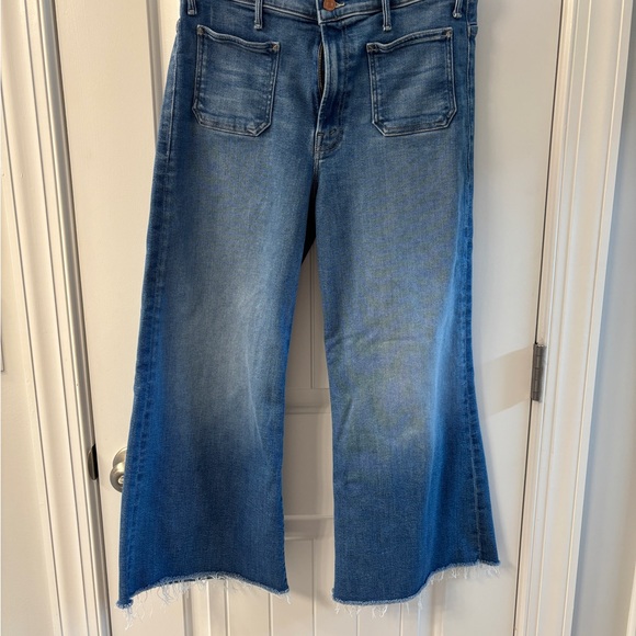 MOTHER Flare Jeans in Classic Blue - Picture 1 of 5